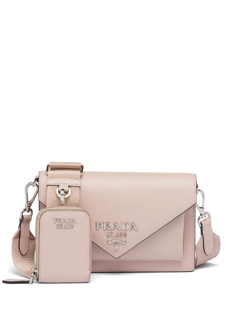 prada logo plaque mini pouch bag|Prada bags under 1000.